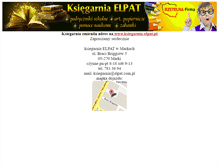 Tablet Screenshot of ksiegarnia.elpat.com.pl